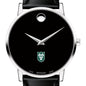 Tulane Men's Movado Museum with Leather Strap Shot #1