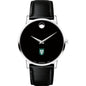 Tulane Men's Movado Museum with Leather Strap Shot #2