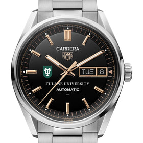 Tulane Men's TAG Heuer Carrera Day-Date Automatic with Black Dial Shot #1