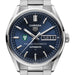Tulane Men's TAG Heuer Carrera Day-Date with Blue Dial