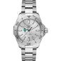 Tulane Men's TAG Heuer Steel Aquaracer with Silver Dial Shot #2