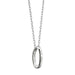 Tulane Monica Rich Kosann "Carpe Diem" Poesy Ring Necklace in Silver