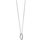 Tulane Monica Rich Kosann "Carpe Diem" Poesy Ring Necklace in Silver Shot #2