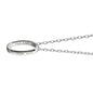 Tulane Monica Rich Kosann "Carpe Diem" Poesy Ring Necklace in Silver Shot #3