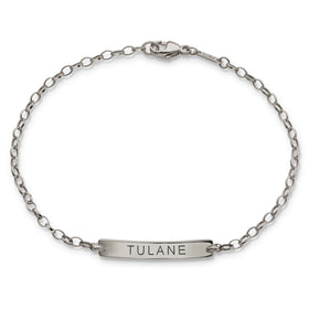 Tulane Monica Rich Kosann Petite Poesy Bracelet in Silver Shot #1