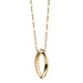 Tulane Monica Rich Kosann Poesy Ring Necklace in Gold