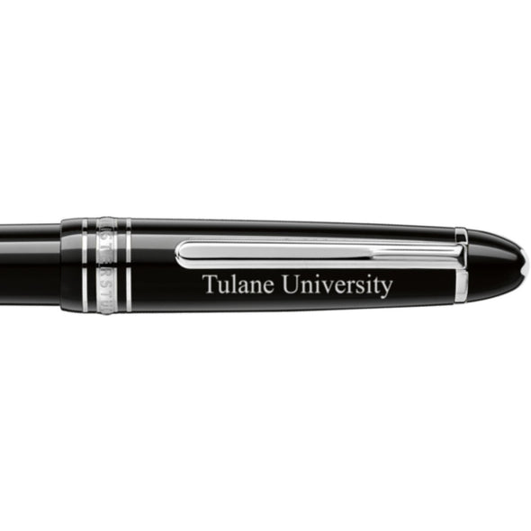 Tulane Montblanc Meisterstück Midsize Platinum-Coated Ballpoint Pen Shot #2