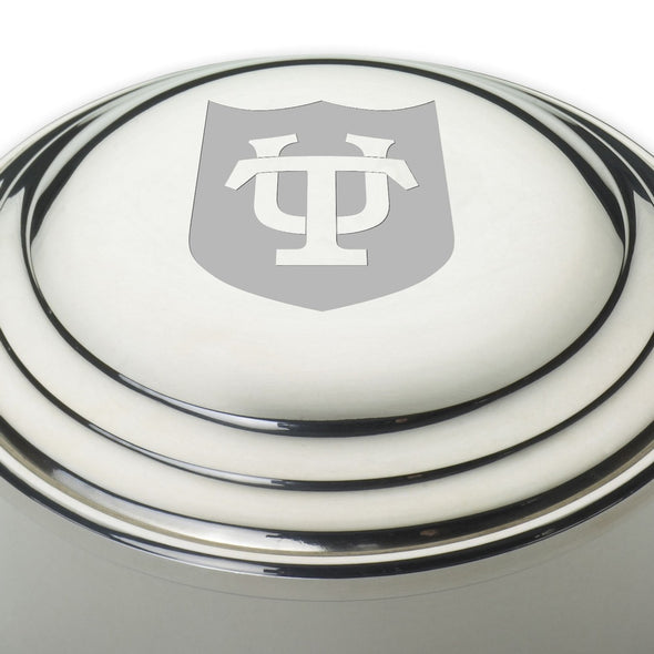 Tulane Pewter Keepsake Box Shot #2