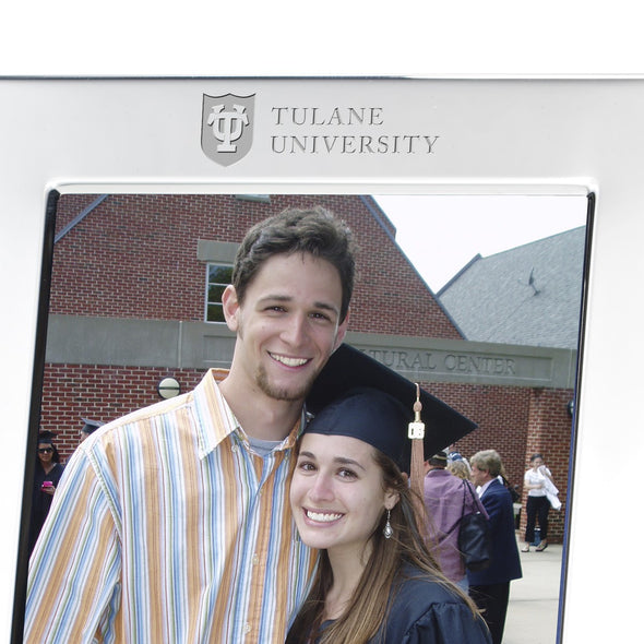 Tulane Polished Pewter 5x7 Picture Frame Shot #2