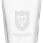 Tulane University 16 oz Pint Glass Shot #3