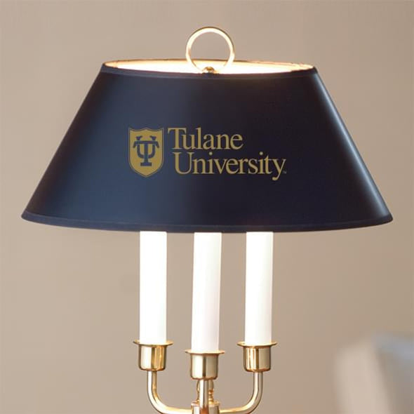 Tulane University Lamp in Brass &amp; Marble Shot #2