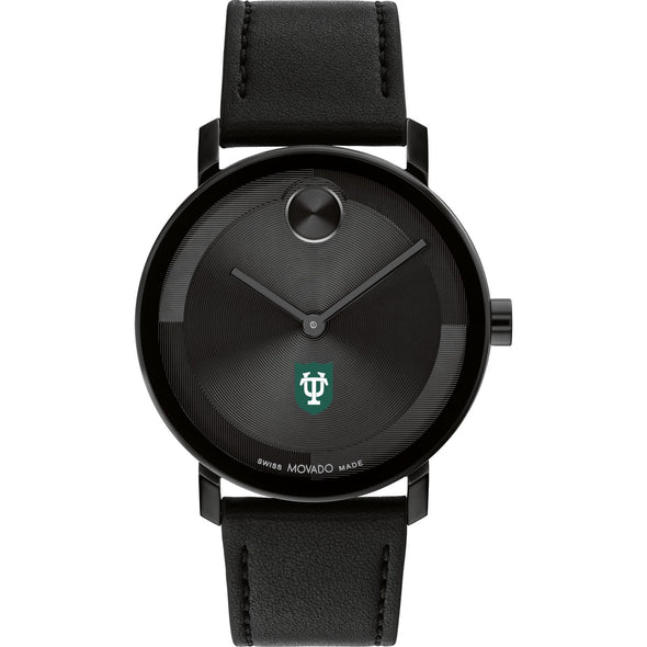 Tulane University Men's Movado BOLD with Black Leather Strap Shot #2