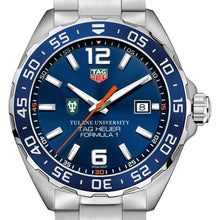Tulane University Men's TAG Heuer Formula 1 with Blue Dial & Bezel Shot #1