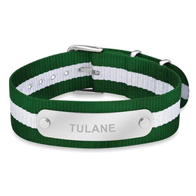 Tulane University RAF Nylon ID Bracelet Shot #1