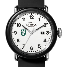 Tulane University Shinola Watch, The Detrola 43mm White Dial at M.LaHart &amp; Co. Shot #1
