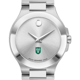 Tulane Women&#39;s Movado Collection Stainless Steel Watch with Silver Dial Shot #1