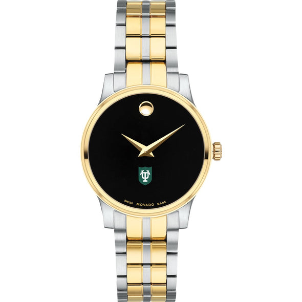 Tulane Women's Movado Collection Two-Tone Watch with Black Dial Shot #2