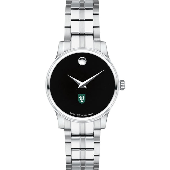 Tulane Women's Movado Stainless Steel Watch with Black Dial Shot #2