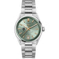 Tulane Women's TAG Heuer Steel Carrera with Green Dial Shot #2