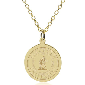 Tuskegee 14K Gold Pendant & Chain Shot #1