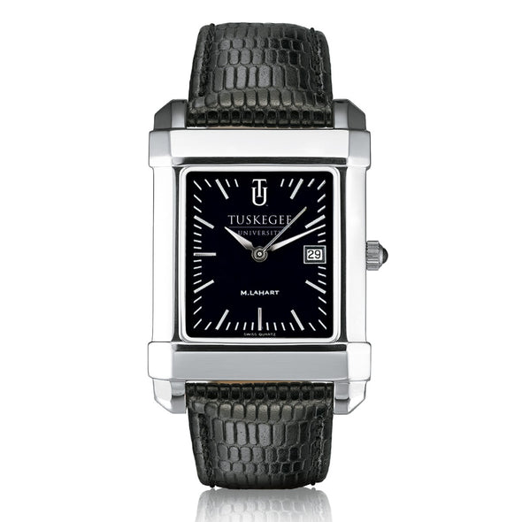 Tuskegee Men's Black Quad with Leather Shot #2