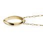 Tuskegee Monica Rich Kosann Poesy Ring Necklace in Gold Shot #3