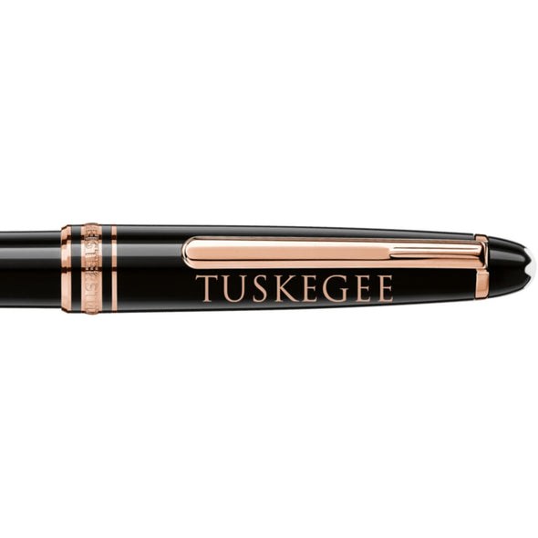 Tuskegee Montblanc Meisterstück Classique Ballpoint Pen in Red Gold Shot #2