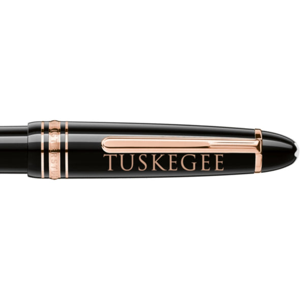 Tuskegee Montblanc Meisterstück LeGrand Ballpoint Pen in Red Gold Shot #2