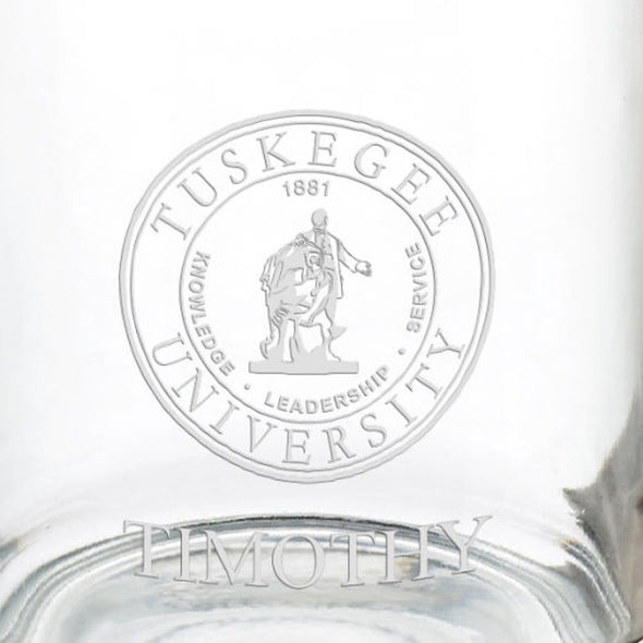 Tuskegee University 13 oz Glass Coffee Mug Shot #3