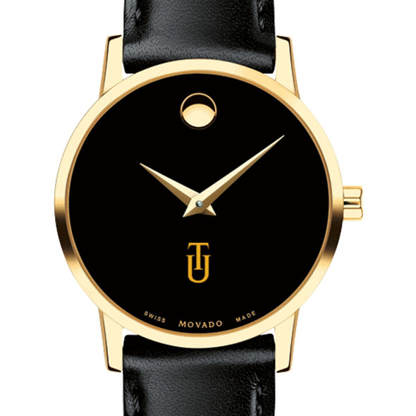 Tuskegee Women&#39;s Movado Gold Museum Classic Leather Shot #1