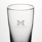 U-M Medical School Ascutney Pint Glasses by Simon Pearce Shot #2