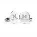 U-M Medical School Cufflinks in Sterling Silver