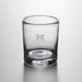 U-M Medical School Double Old Fashioned Glasses by Simon Pearce
