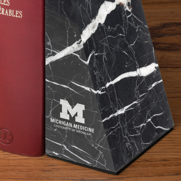 U-M Medical School Marble Bookends by M.LaHart Shot #3