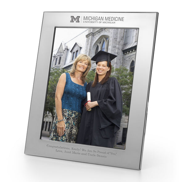 U-M Medical School Polished Pewter 8x10 Picture Frame U-M Medical School Polished Pewter 8x10 Picture Frame