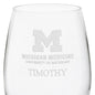 U-M Medical School Red Wine Glasses Shot #3