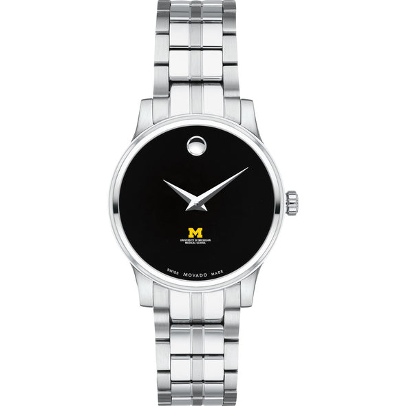 U-M Medical School Women's Movado Stainless Steel Watch with Black Dial Shot #2