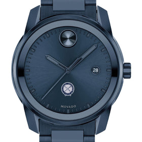U.S. Naval Institute Men&#39;s Movado BOLD Blue Ion with Date Window Shot #1