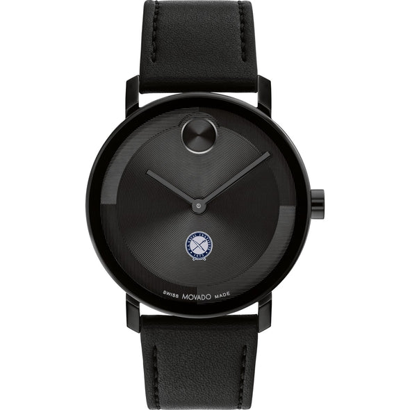 U.S. Naval Institute Men's Movado BOLD with Black Leather Strap Shot #2