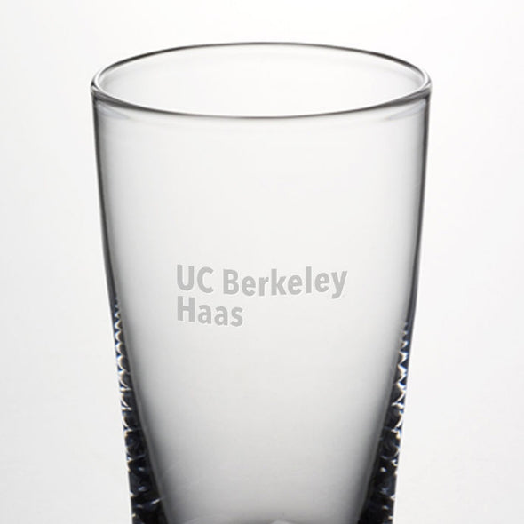 UC Berkeley Haas Ascutney Pint Glasses by Simon Pearce Shot #2