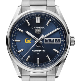 UC Berkeley Men's TAG Heuer Carrera Day-Date Automatic with Blue Dial Shot #1
