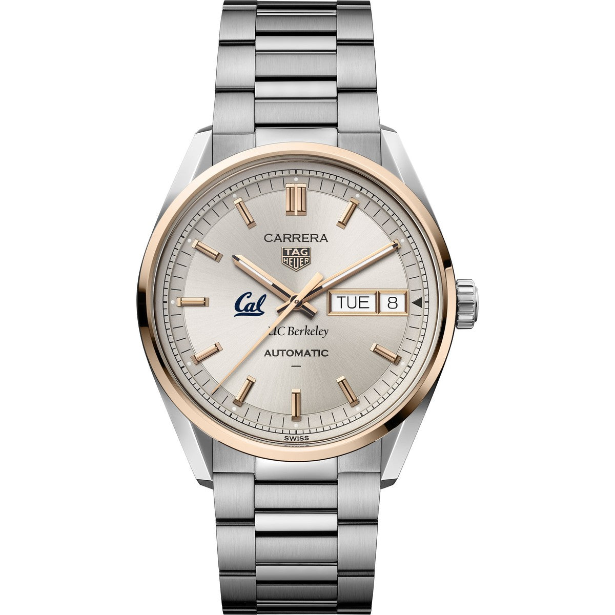 UC Berkeley TAG Heuer Carrera Automatic Day-Date 18K 5N Rose Gold