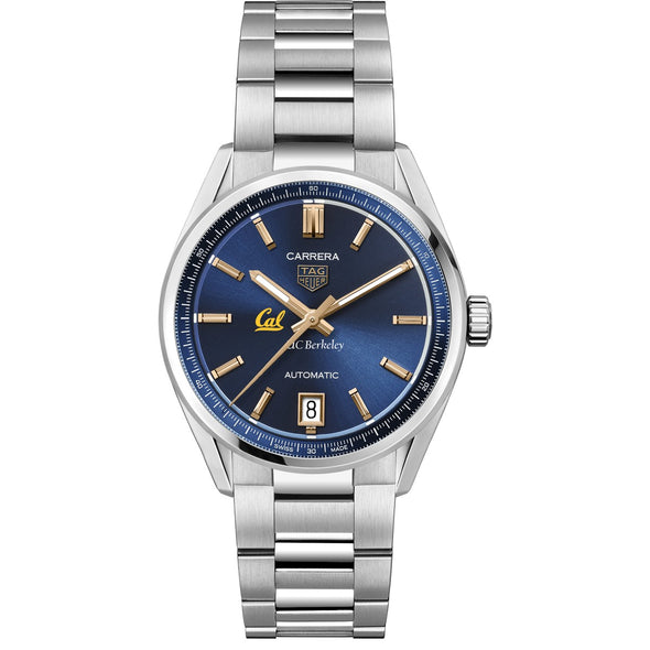 UC Berkeley Women's TAG Heuer Steel Carrera Automatic with Blue Dial Shot #2