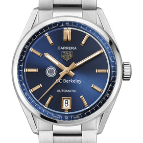 UC Berkeley Women's TAG Heuer Steel Carrera Automatic with Blue Dial Shot #1