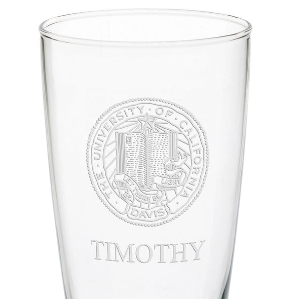 UC Davis 20oz Pilsner Glasses - Set of 2 Shot #3