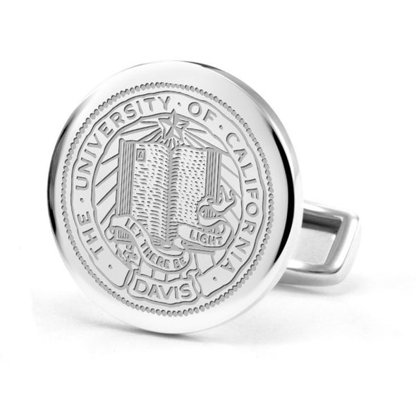 UC Davis Cufflinks in Sterling Silver Shot #2