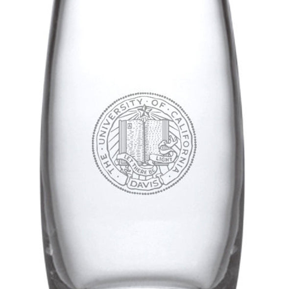 UC Davis Glass Addison Vase by Simon Pearce Shot #2
