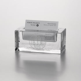 UC Davis Glass Business card holder by Simon Pearce Shot #1