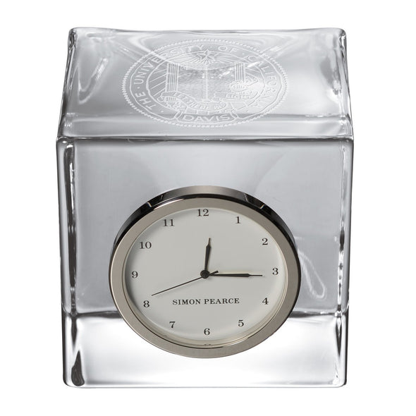 UC Davis Glass Desk Clock by Simon Pearce Shot #2