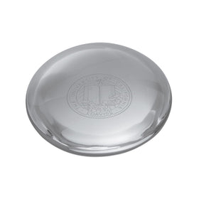 UC Davis Glass Dome Paperweight by Simon Pearce Shot #1
